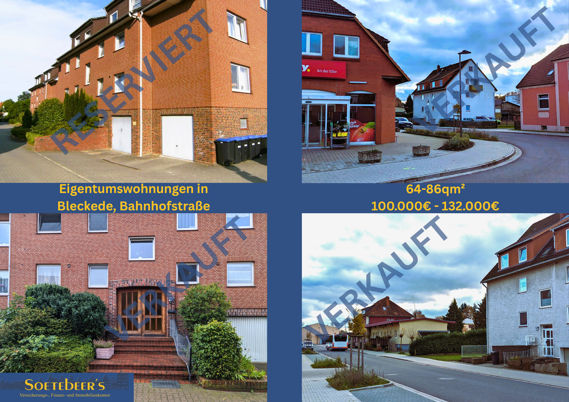 Eigennutzer: Charmante 3-Zimmer-Dachgeschosswohnung mit ca. 70 m² inkl. Garage in Bleckede